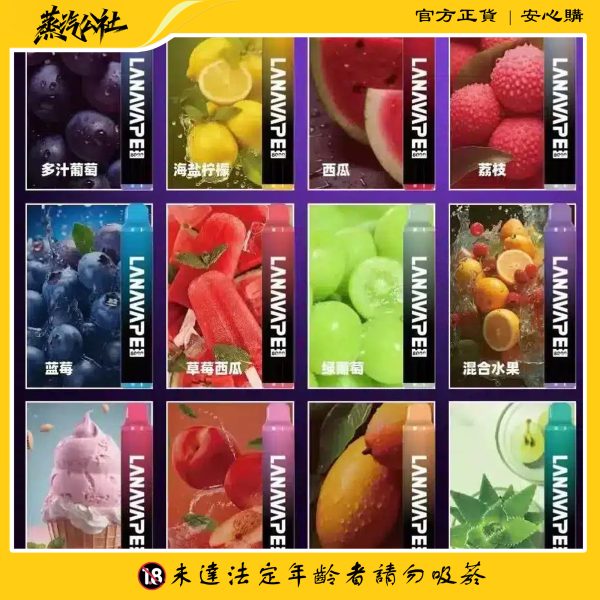 LANA 8000 PUFFS 拋棄式一次性電子煙