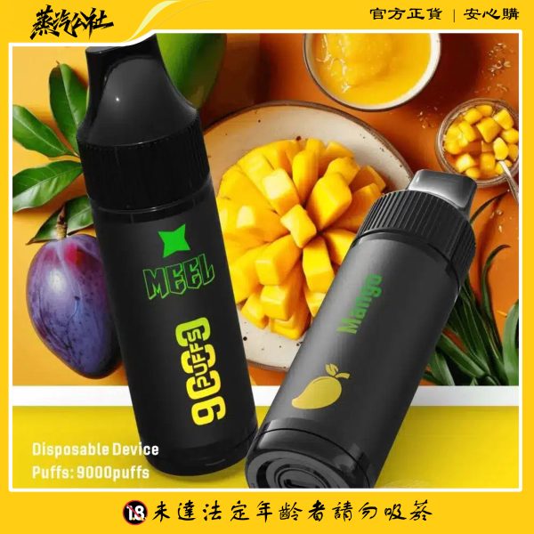 MEEL 9000 PUFFS 抛棄式一次性電子煙 可充電 711到付